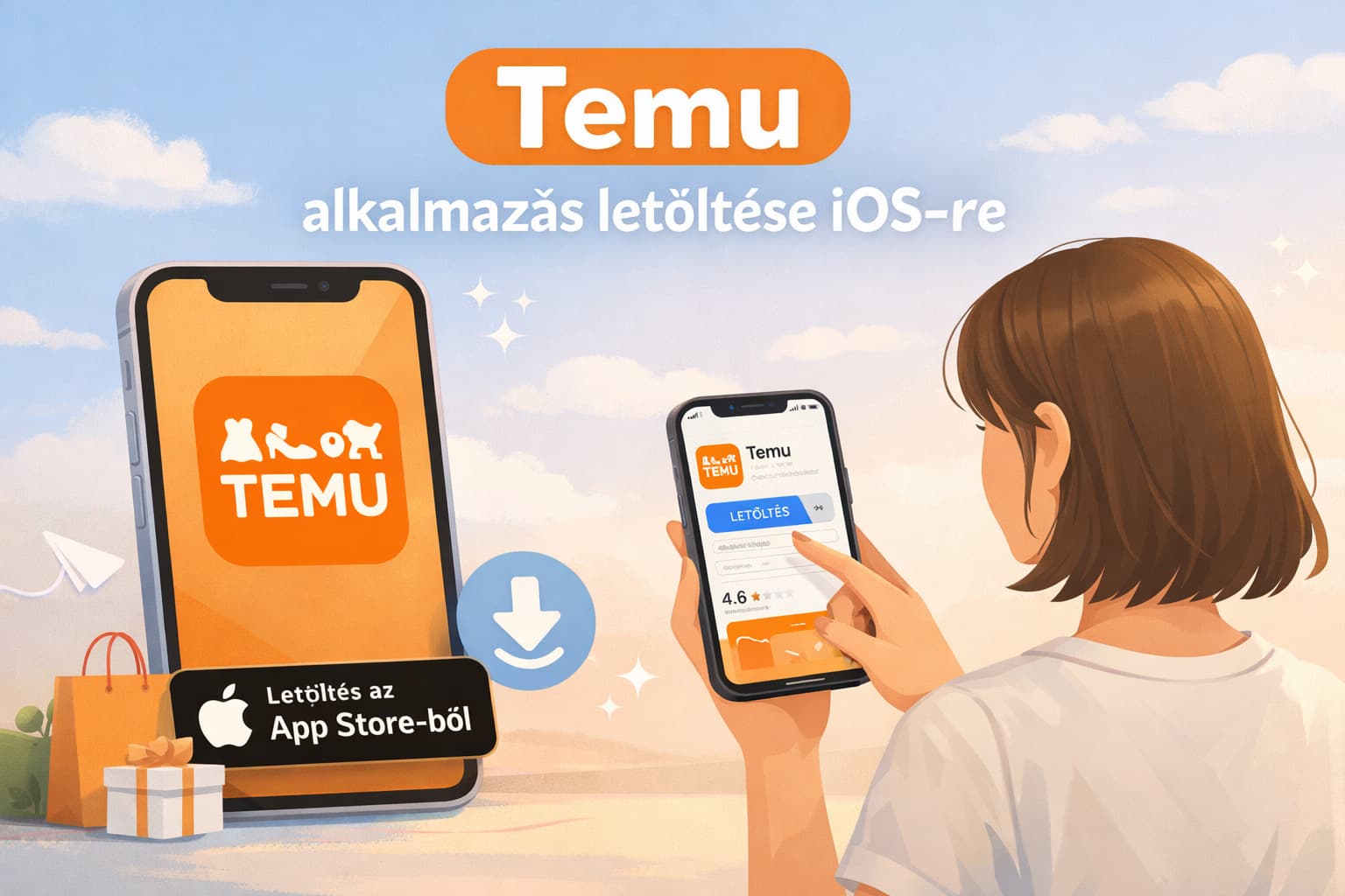 Temu alkalmazás letöltése iOS-re: vásárlás egyszerűen iPhone-on