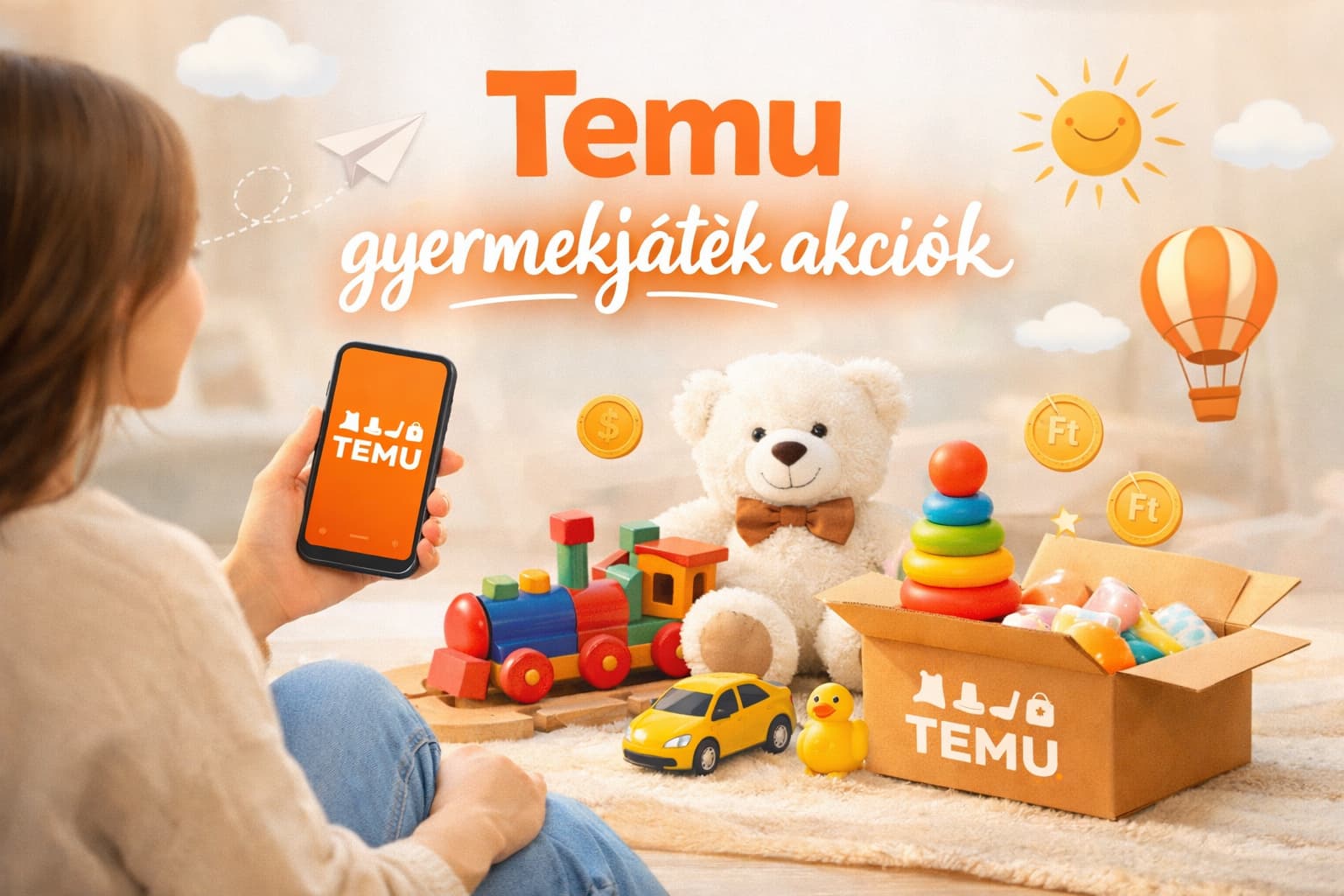 Temu gyermekjáték akciók – okos vásárlás gyerekeknek