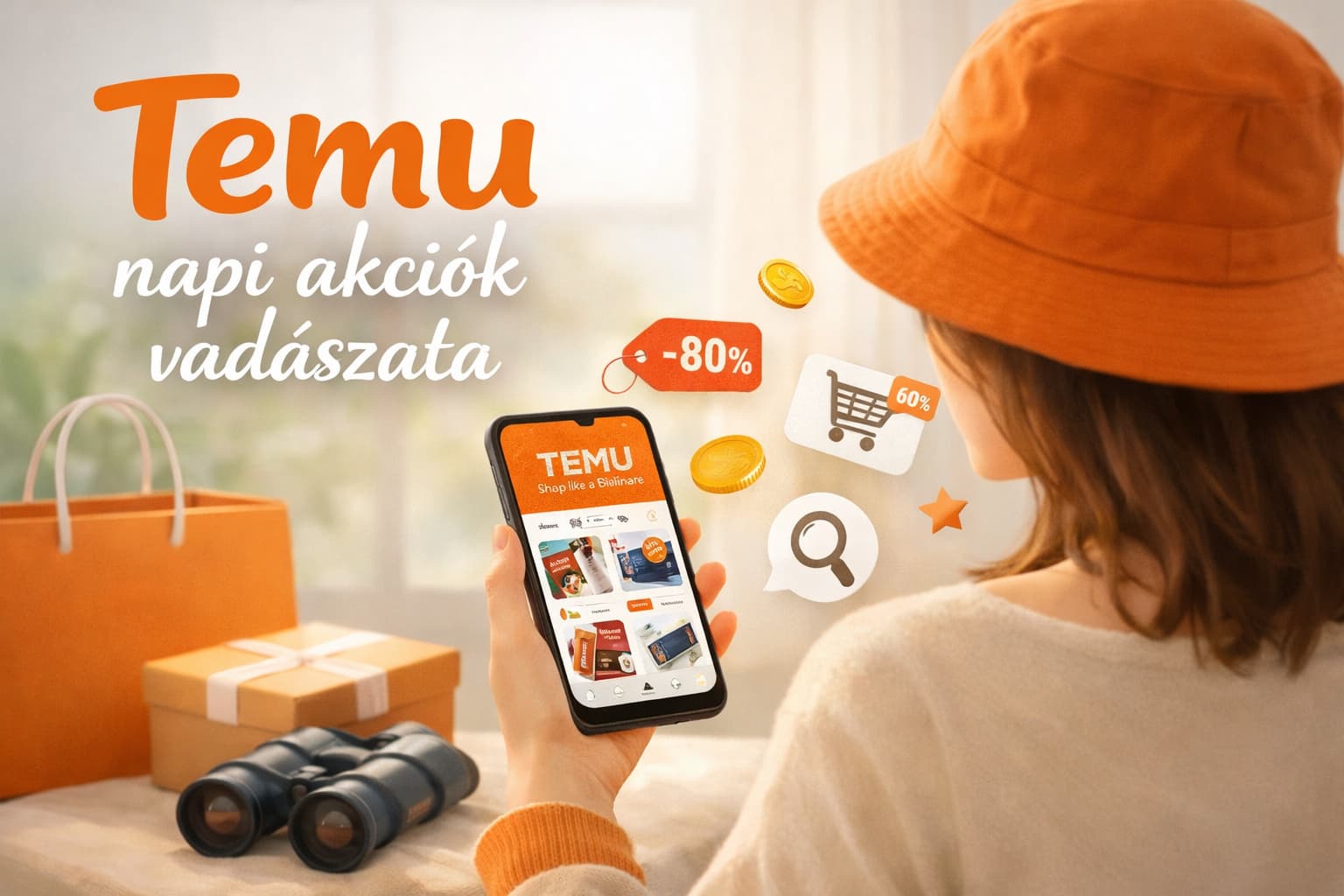 Temu napi akciók vadászata egyszerűen és hatékonyan